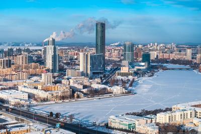 Зимний Екатеринбург» — создано в Шедевруме