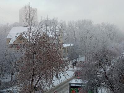 Зима красивая улица Екатеринбурга …» — создано в Шедевруме