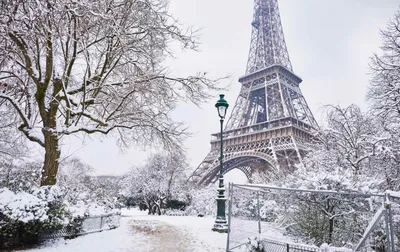 Зимний Париж,вид сверху,вечер,в …» — создано в Шедевруме