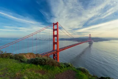 Go Touristic - Сан-Франциско - мост Золотые ворота Мост Золотые ворота в Сан -Франциско хотя бы раз в жизни видел каждый: в кинофильмах, сериалах, на  открытках или вживую. Величественное сооружение является одним из