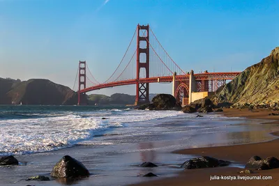 Золотые Ворота в Сан-Франциско. Golden Gate Bridge in San Francisco Часть 1  — Tarasova.org