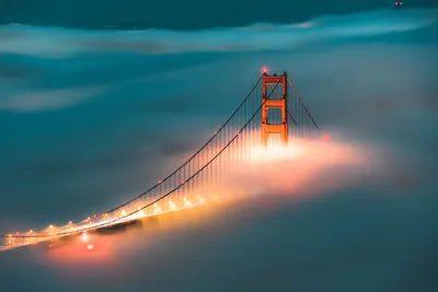 знаменитый мост золотые ворота сан-франциско в калифорнии сша Стоковое Фото  - изображение насчитывающей известно, вечер: 222121618