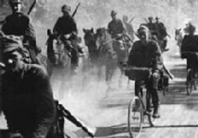 Колоризация. Красноармейцы берут в плен немецких солдат во время боев в  Восточной Пруссии | Пикабу